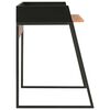 vidaXL Desk Black and Brown 90x60x88 cm