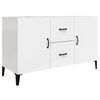 vidaXL Sideboard High Gloss White 100x36x60 cm Engineered Wood