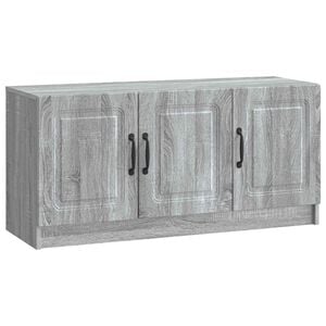 vidaXL TV Cabinet Grey Sonoma 99 x 34.5 x 47 cm Engineered Wood