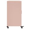 vidaXL Sideboard Pink 100.5x39x72 cm Steel