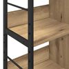 vidaXL Bookshelf Artisan Oak 82 x 32 x 112 cm Engineered Wood