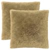 vidaXL Cushion with Pillow HEERLEN 2 pcs Light Grey PV Fleece