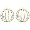 vidaXL Christmas Finial Light 2 pcs 192 LEDs Warm White