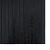 vidaXL Rug Rectangular Black 100x400 cm Bamboo