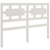 vidaXL Bed Frame without Mattress White 180x200 cm Super King Solid Wood