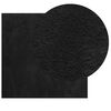 vidaXL Rug HUARTE Short Pile Soft and Washable Black 160x160 cm