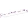 vidaXL Table Top 180x20x3.8 cm Rectangular Solid Wood Acacia