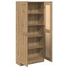vidaXL Highboard Artisan Oak 82.5x30.5x185 cm Engineered Wood