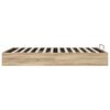 vidaXL Ottoman Bed Frame Sonoma Oak 193 x 120 x 25 cm Engineered Wood