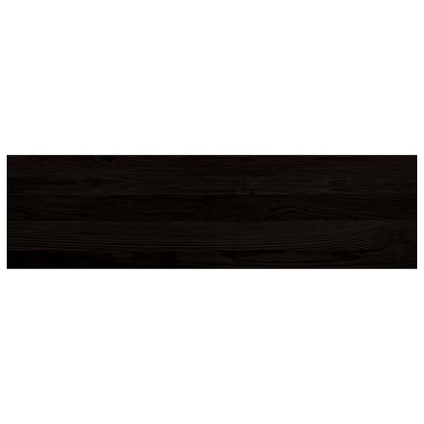 vidaXL Stair Treads 2 pcs Dark Brown 90x30x2 cm Solid Wood Oak