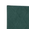 vidaXL Headboard Height Adjustable Dark green 90 cm Velvet
