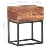 vidaXL Bedside Table 40x30x50 cm Rough Acacia Wood
