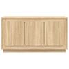 vidaXL Sideboard Sonoma Oak 102x35x55 cm Engineered Wood