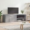 vidaXL TV Cabinet Grey Sonoma 120x34x37 cm Engineered Wood