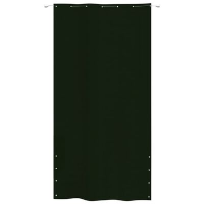 vidaXL Balcony Screen Dark Green 140x240 cm Oxford Fabric