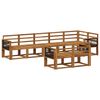 vidaXL Outdoor Sofa Set 8 pcs Natural Solid Acacia Wood