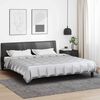 vidaXL Summer Duvet Silver 200 x 240 cm Satin and Microfiber