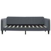 vidaXL Daybed with Trundle&Drawers without Mattress Dark Grey 90x190 cm Single