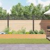 vidaXL Garden Raised Bed 582 x 100 x 36 cm Galvanised Steel