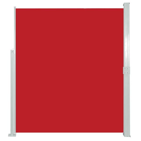 vidaXL Retractable Side Awning 160 x 500 cm Red