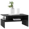 vidaXL Coffee Table High Gloss Grey 90x60x42.5 cm Engineered Wood