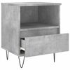 vidaXL Bedside Cabinet Concrete Grey 40x35x50 cm Engineered Wood