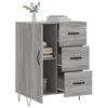 vidaXL Sideboard Grey Sonoma 69.5x34x90 cm Engineered Wood