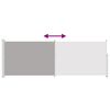 vidaXL Retractable Side Awning 160 x 500 cm Grey