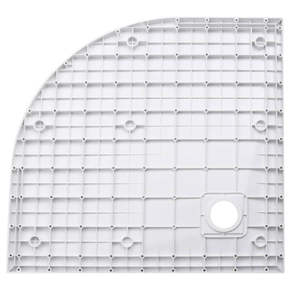vidaXL Shower Tray SMC White 90x90 cm