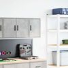 vidaXL Garage Wall Cabinet Concrete Grey Engineered Wood