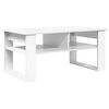 vidaXL Coffee Table with Storage White 96 x 54 x 44 cm Engineered Wood