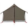 vidaXL Camping Tent 2-Person Brown Waterproof