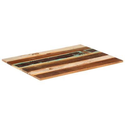 vidaXL Table Top 80x60x(1.5-1.6) cm Solid Wood Reclaimed