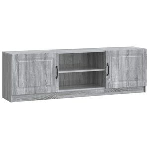 vidaXL TV Cabinet Grey Sonoma 150 x 31 x 47 cm Engineered Wood