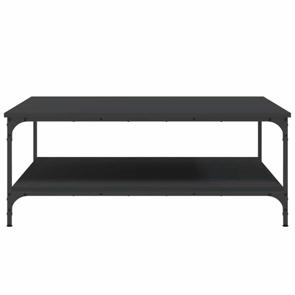 vidaXL Coffee Table Black 100x100x40 cm Engineered Wood