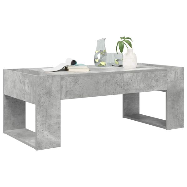 vidaXL Coffee Table Concrete Grey 110 x 50 x 41 cm Engineered Wood