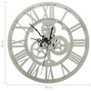 vidaXL Wall Clock Silver 30 cm Acrylic