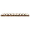 vidaXL Floor Bed Frame Smoked Oak 90 x 200 cm Engineered Wood