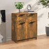vidaXL Sideboard Smoked Oak 60x30x70 cm Engineered Wood