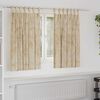 vidaXL Velvet Curtains with Curtains 2 pcs Cream 140 x 140 cm Velvet