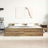 vidaXL Bed Frame without Mattress Artisan Oak 180x200cm Engineered Wood