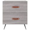 vidaXL Bedside Cabinets 2 pcs Grey Sonoma 40x35x47.5 cm Engineered Wood