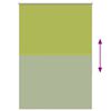 vidaXL Roller Blind Blackout Leaves Green 110x130 cm Fabric Width 105.7 cm Polyester