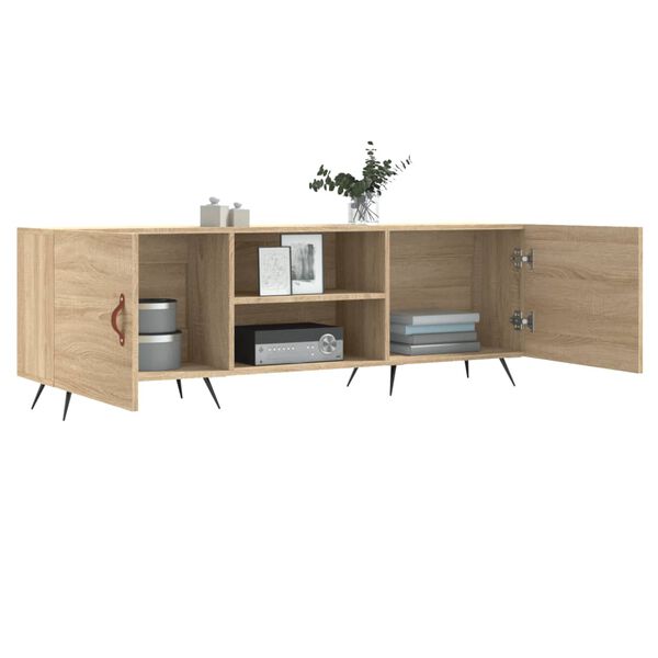 vidaXL TV Cabinet Sonoma Oak 150x30x50 cm Engineered Wood