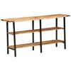 vidaXL Console Table 140x35x70 cm Solid Wood Mango