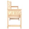 vidaXL Garden Bench 203.5x48x91.5 cm Solid Wood Pine