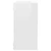 vidaXL Wall Cube Shelves 4 pcs High Gloss White 30x15x30 cm