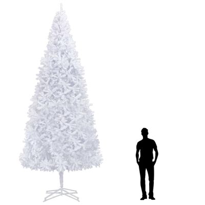vidaXL Artificial Pre-lit Christmas Tree 500 cm White