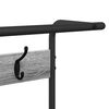 vidaXL Coat Rack Grey Sonoma 75 x 34 x 184 cm Engineered wood