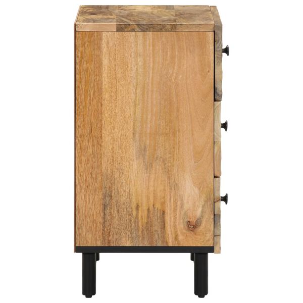 vidaXL Bedside Cabinet 50x33x60 cm Solid Wood Mango